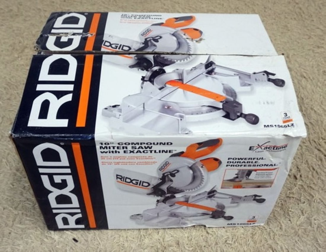 RIGID 10 IN COMPOUND MITER SAW (1 of 3)