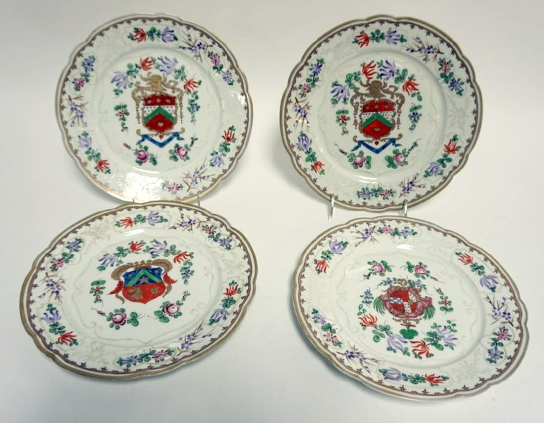ANTIQUE PORCELAIN PLATES (1 of 6)