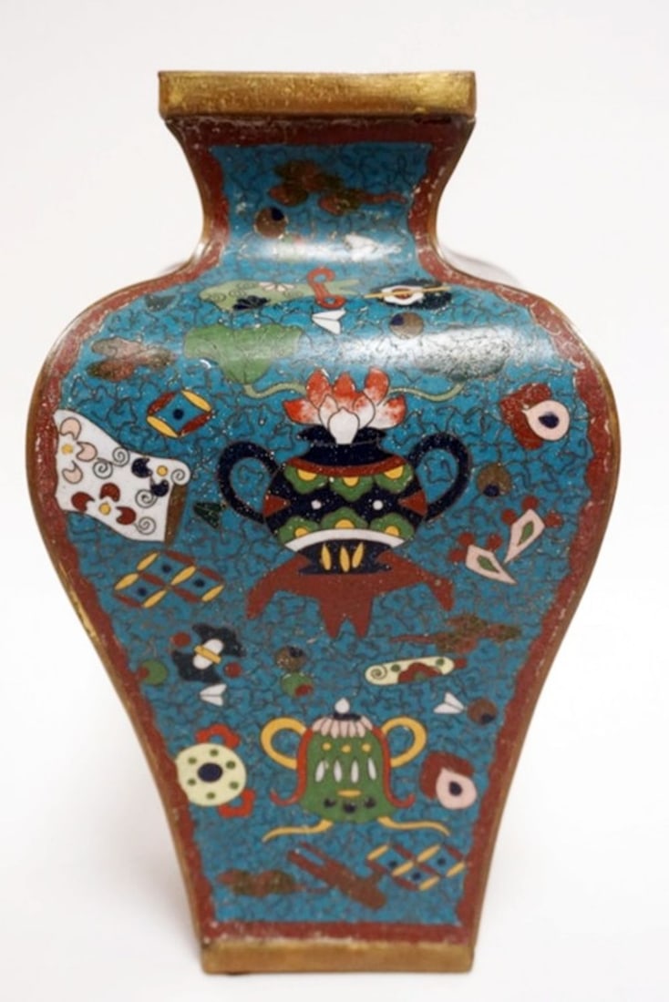 CLOISONNE VASE (1 of 6)