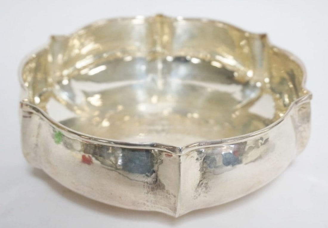 STERLING SILVER BOWL: STER;ING SILVER BOWL, APPROXIMATELY 12.3 OZT