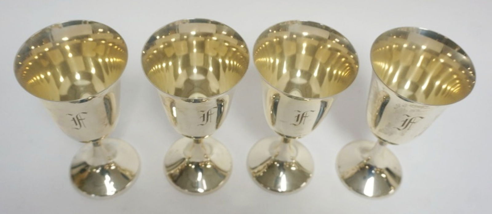 STERLING SILVER GOBLETS - 2