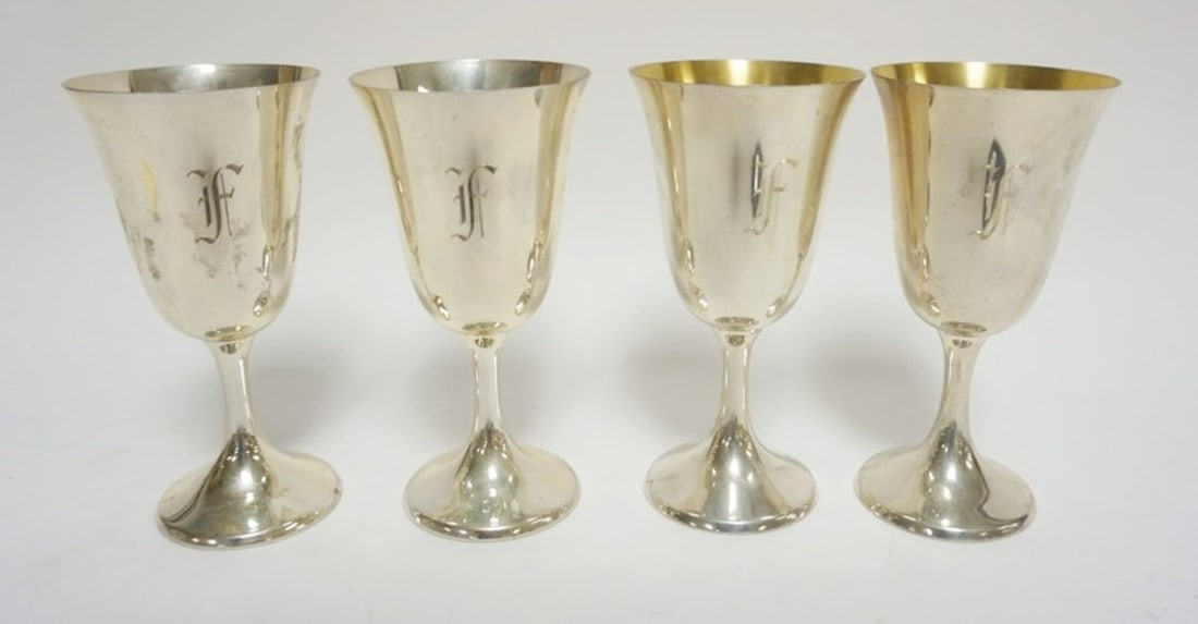STERLING SILVER GOBLETS (1 of 3)