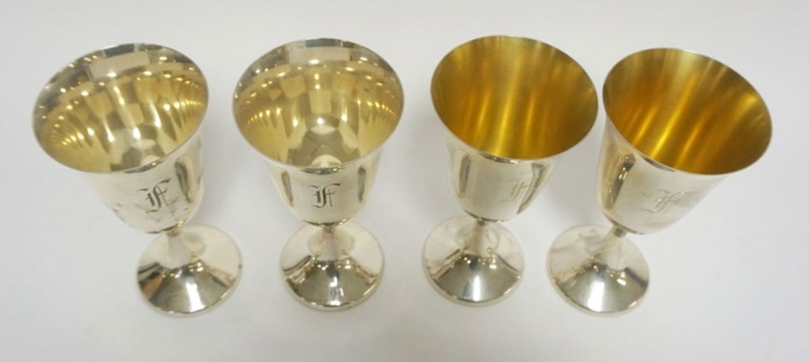 STERLING SILVER GOBLETS - 2