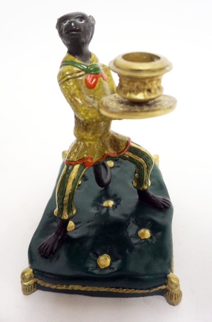 BRASS MONKEY CANDLESTICK - 2