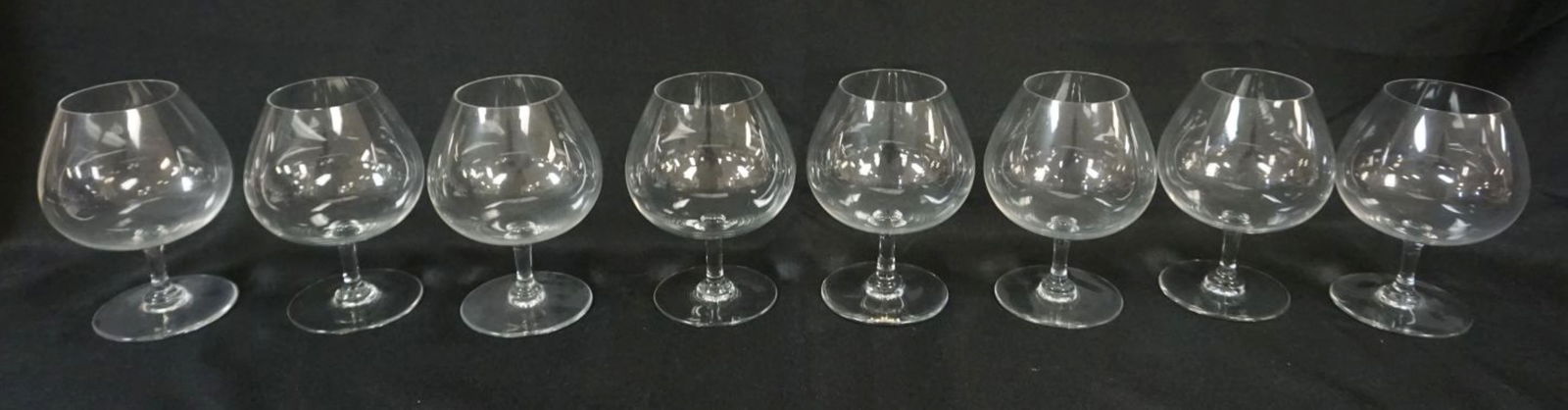 8 BACCARRAT CRYSTAL COGNAC BRANDY SNIFTERS (1 of 5)
