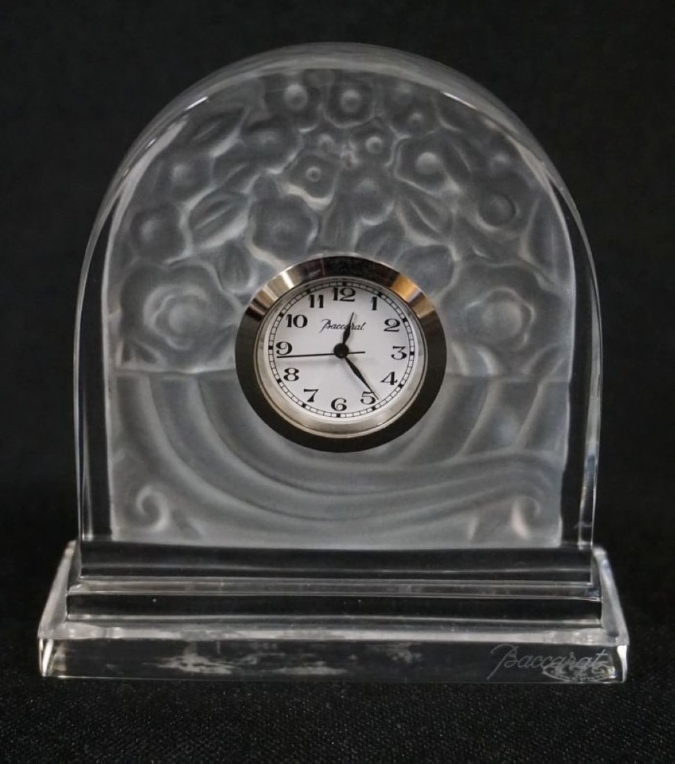 BACCARAT CRYSTAL CLOCK (1 of 4)