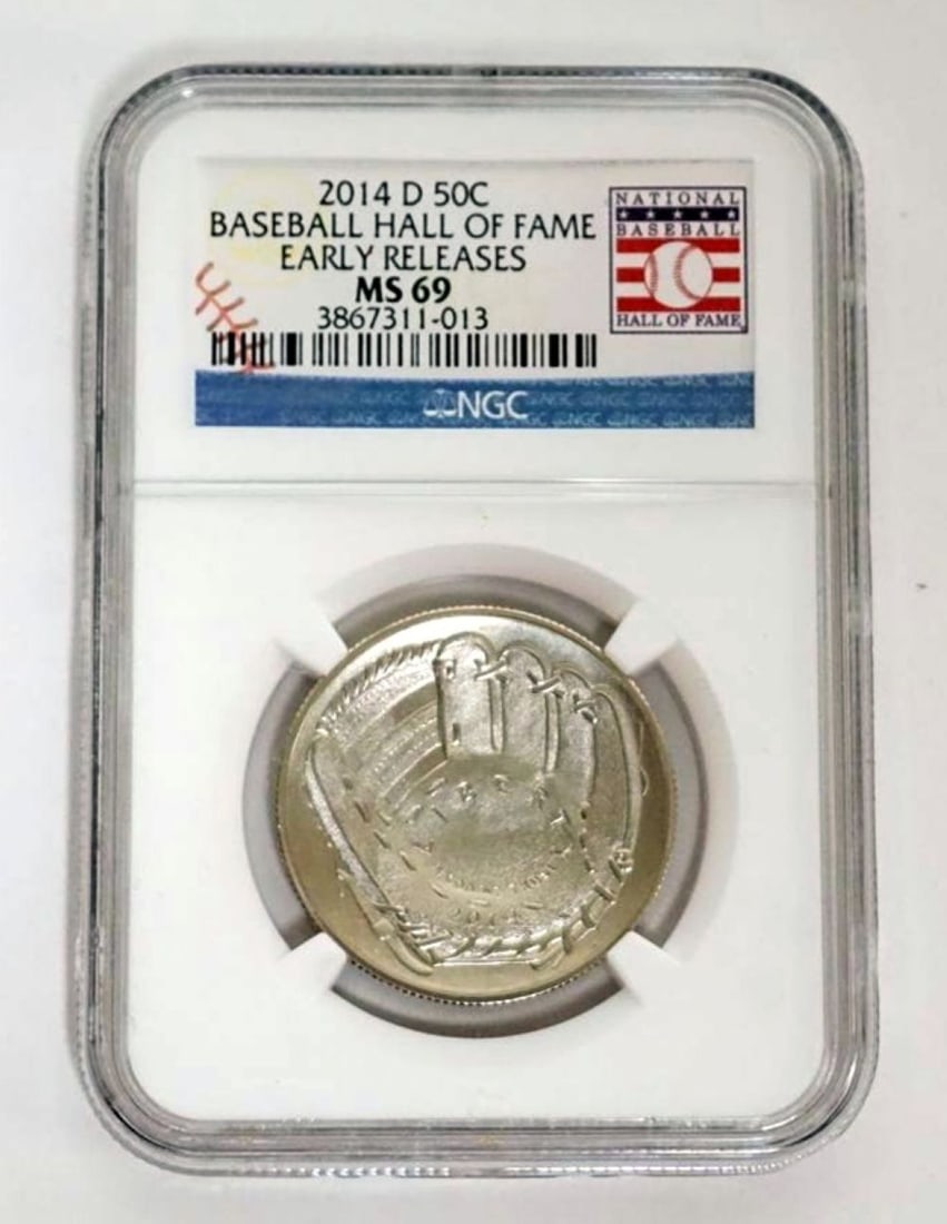 BASEBALL HALL OF FAME SILVER HALF DOLLAR (1 of 3)