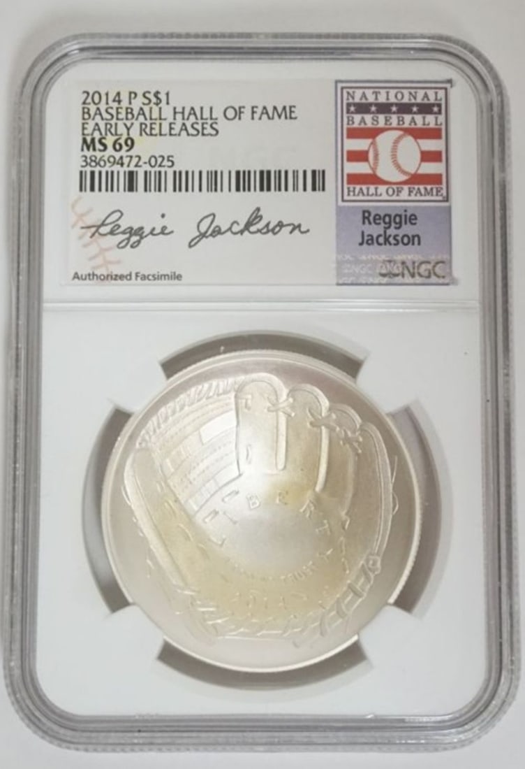 BASEBALL HALL OF FAME DOLLAR COIN (1 of 3)