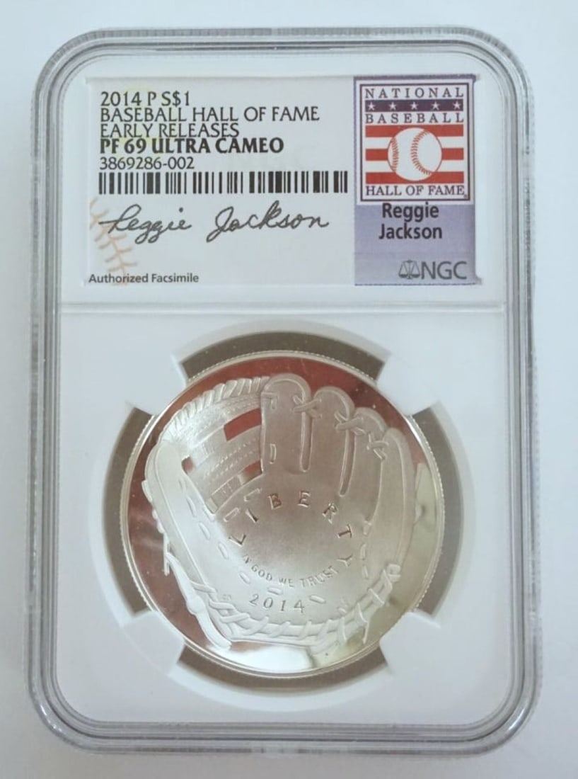 BASEBALL HALL OF FAME SILVER DOLLAR COIN (1 of 3)