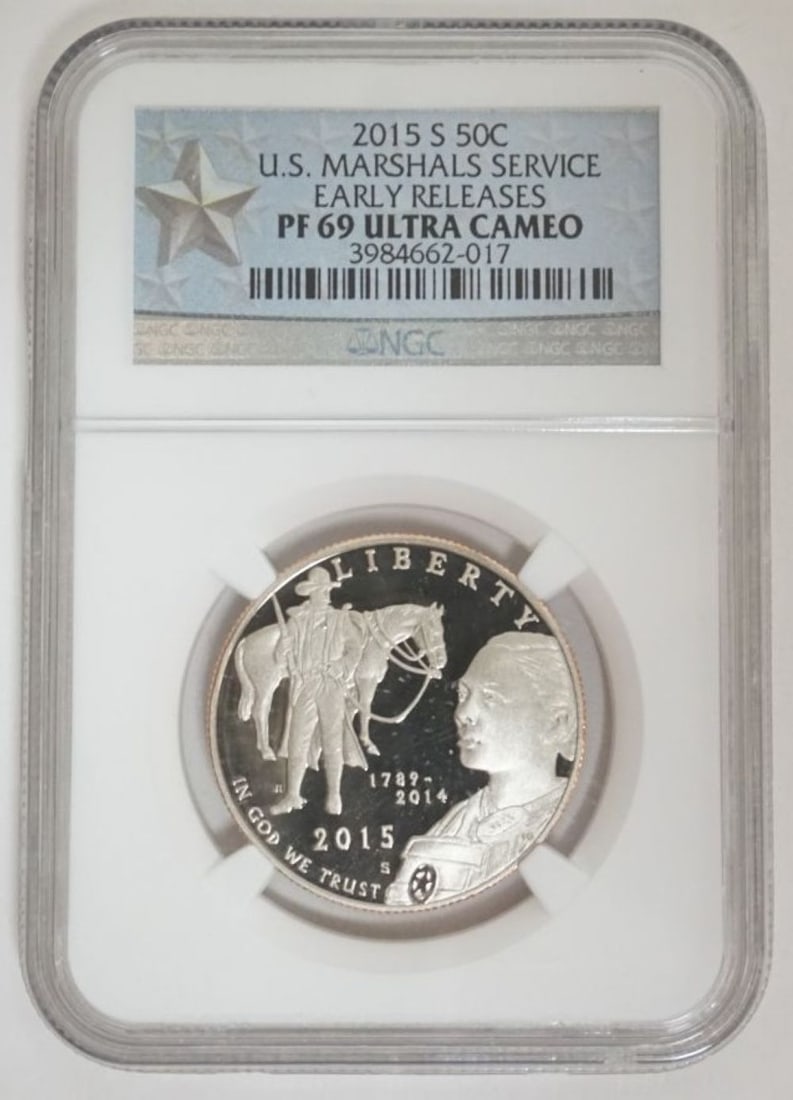 US MARSHALS SERVICE SILVER HALF DOLLAR (1 of 3)