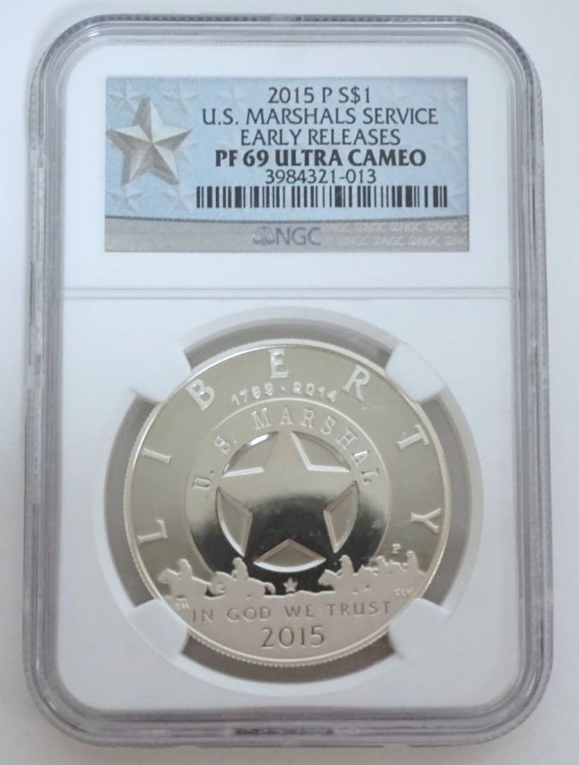 US MARSHALS SERVICE SILVER DOLLAR (1 of 3)