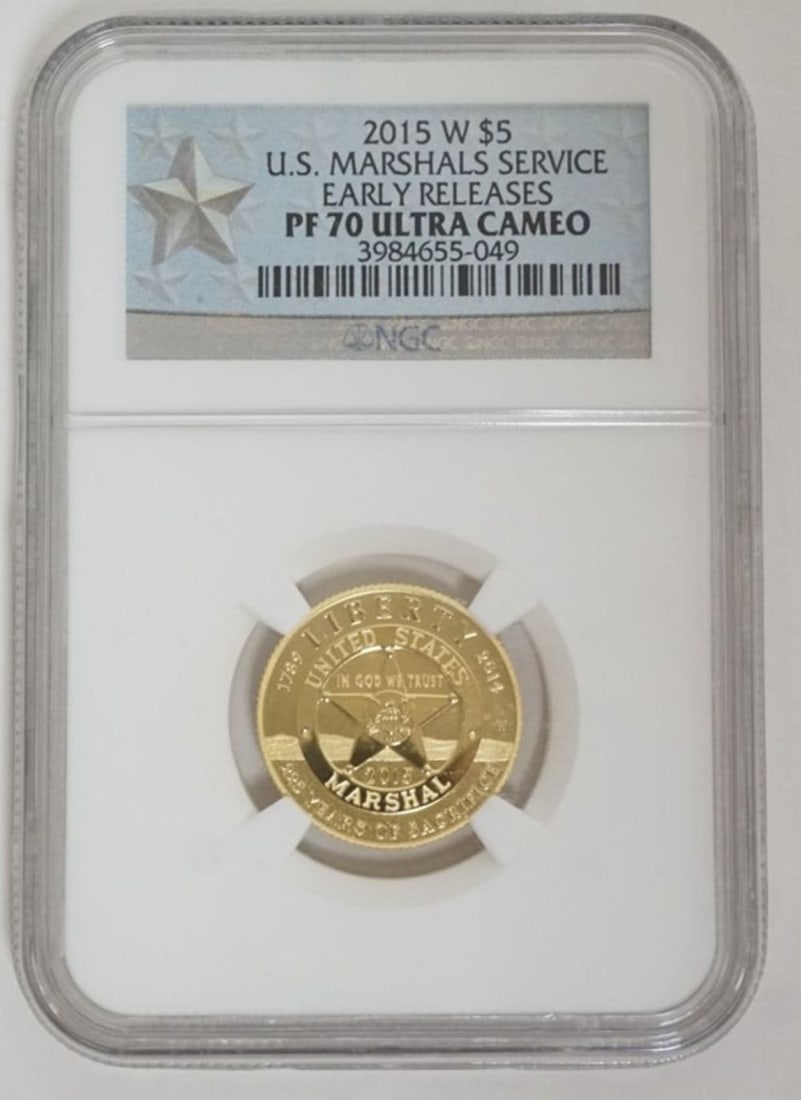 5 DOLLAR GOLD US MARSHALS SERVICE (1 of 3)