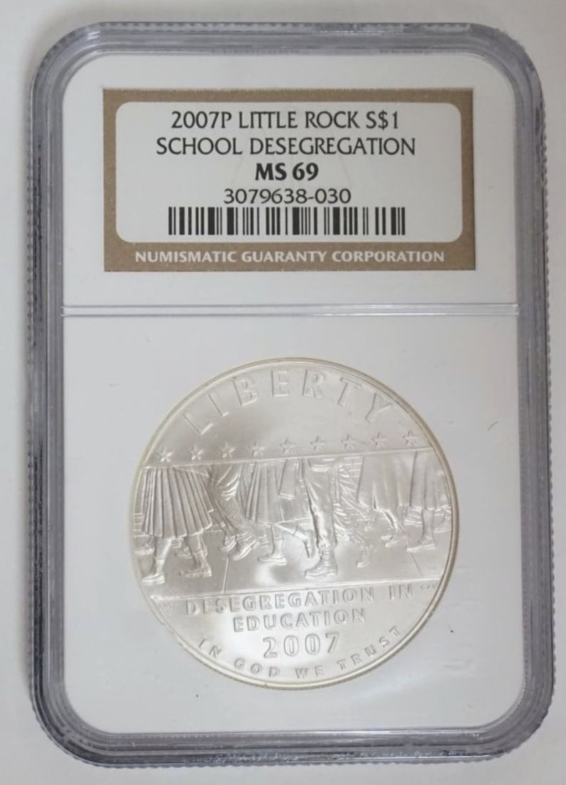 LITTLE ROCK SCHOOL DESEGREGATION SILVER DOLLAR (1 of 3)