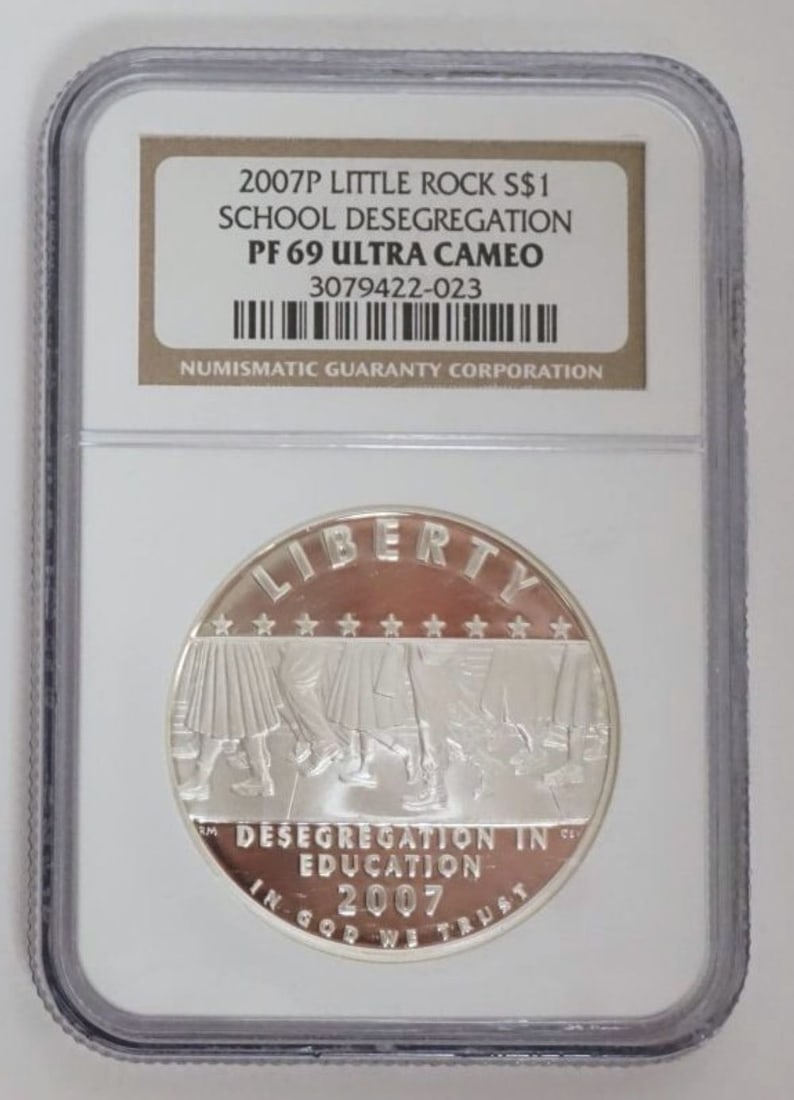 LITTLE ROCK SCHOOL DESEGREGATION SILVER DOLLAR (1 of 3)