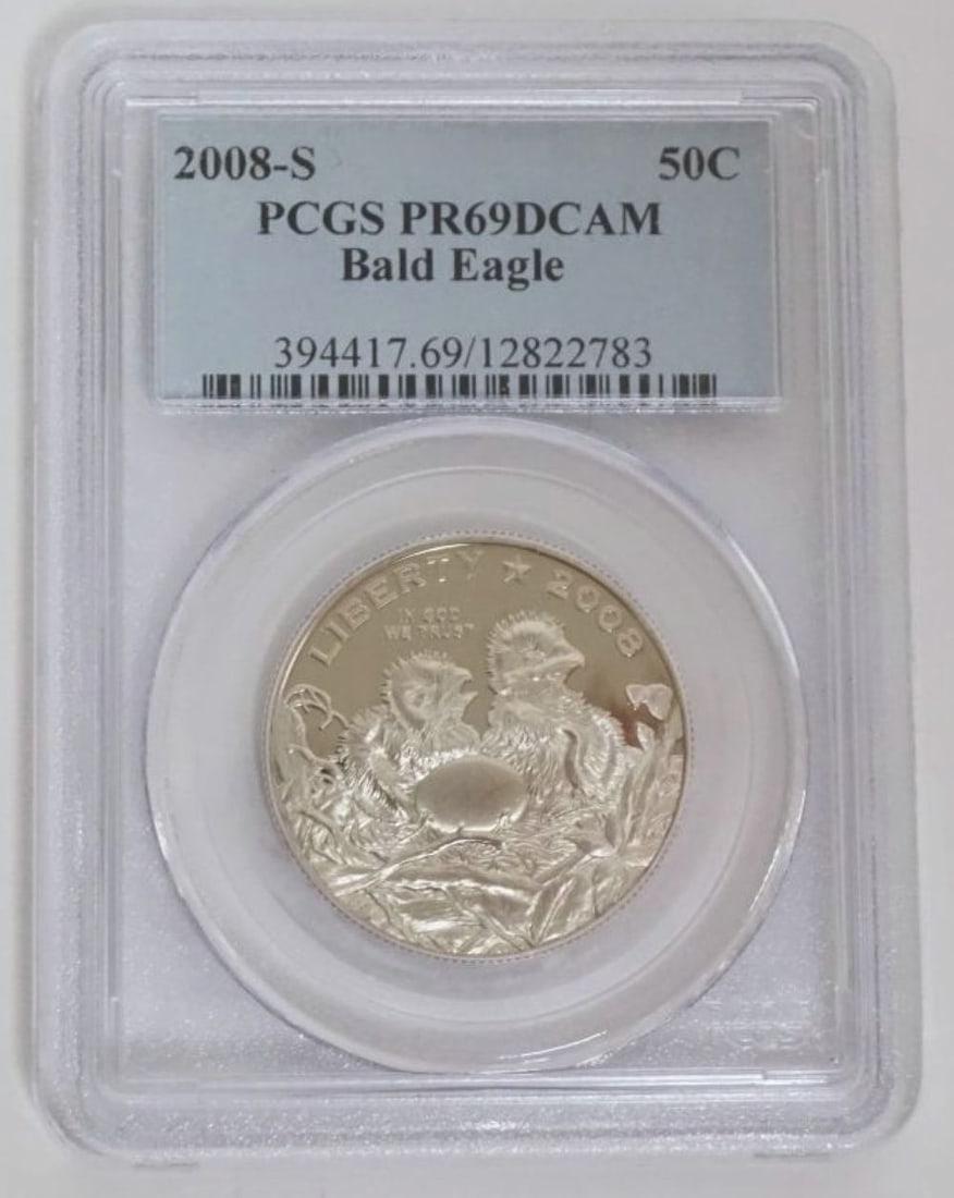 BALD EAGLE SILVER SILVER HALF DOLLAR: BALD EAGLE SILVER SILVER HALF DOLLAR 2008-S