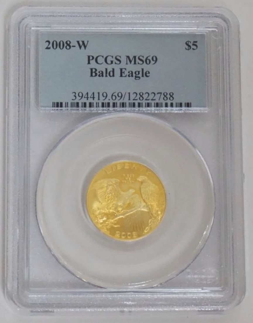 BALD EAGLE 5 DOLLAR GOLD COIN (1 of 2)