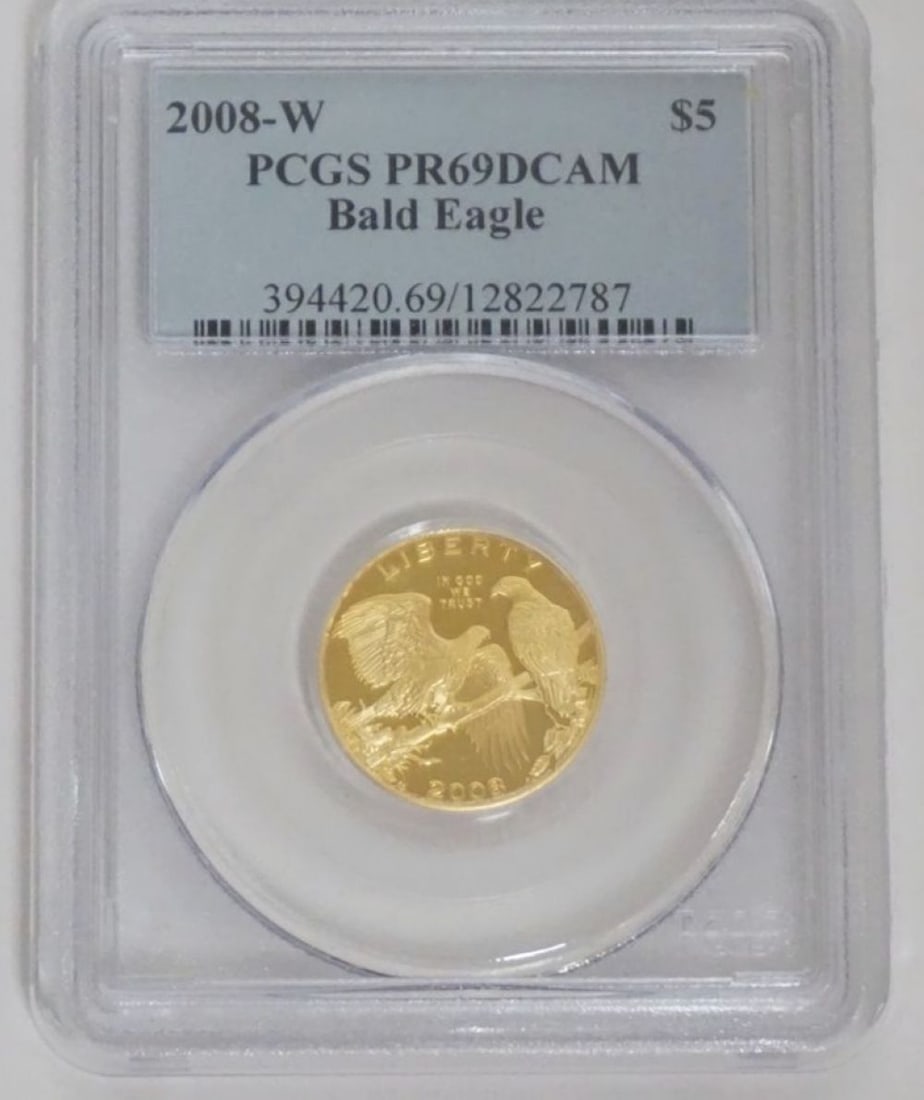 BALD EAGLE 5 DOLLAR GOLD COIN (1 of 3)