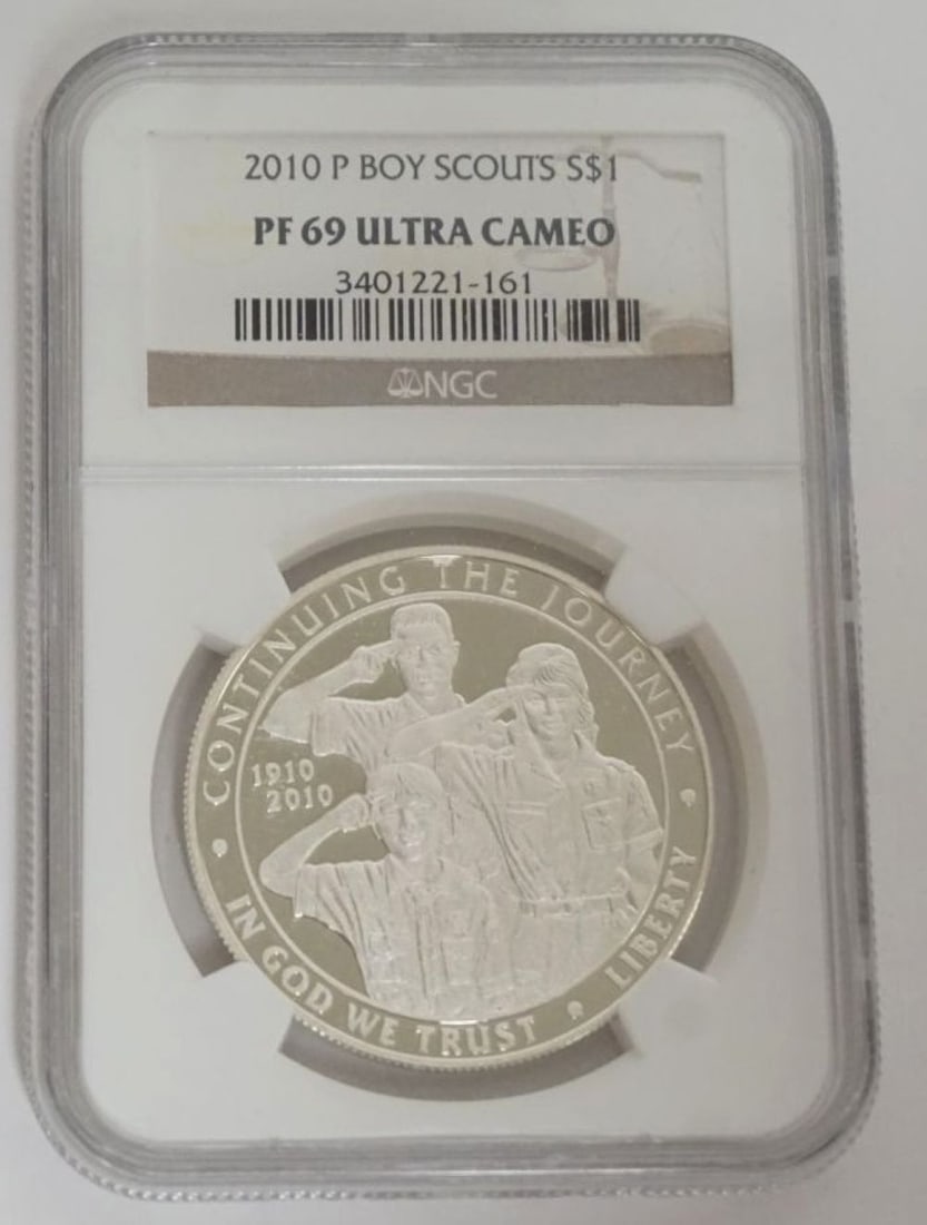 BOYSCOUTS OF AMERICA COMMENORATIVE SILVER DOLLAR (1 of 3)