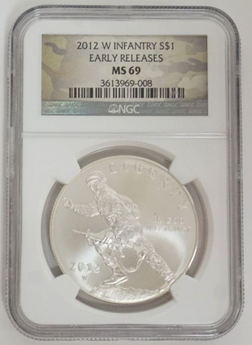 INFANTRY COMMEMORATIVE SILVER DOLLAR (1 of 3)