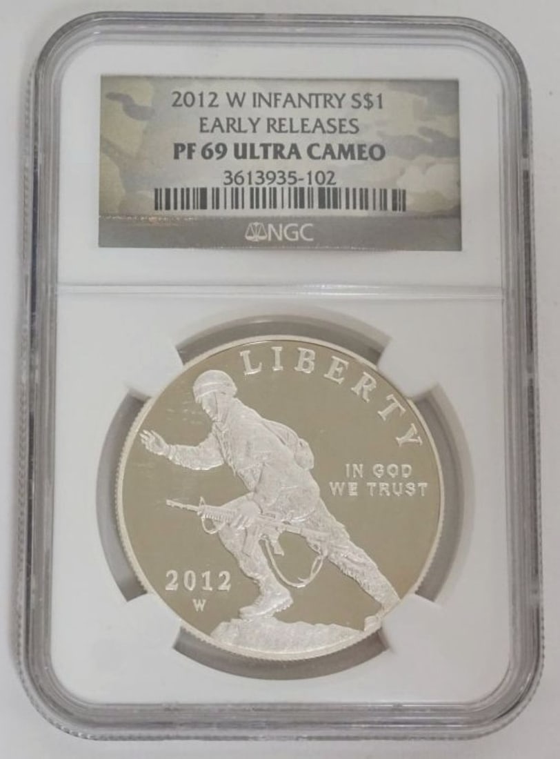 INFANTRY COMMEMORATIVE SILVER DOLLAR (1 of 3)