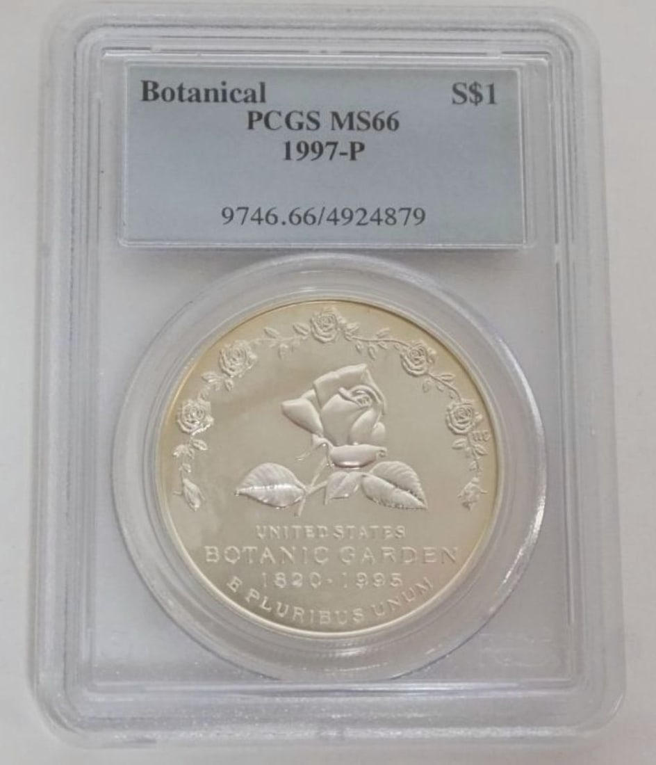 BOTANICAL COMMEMORATIVE SILVER DOLLAR (1 of 3)