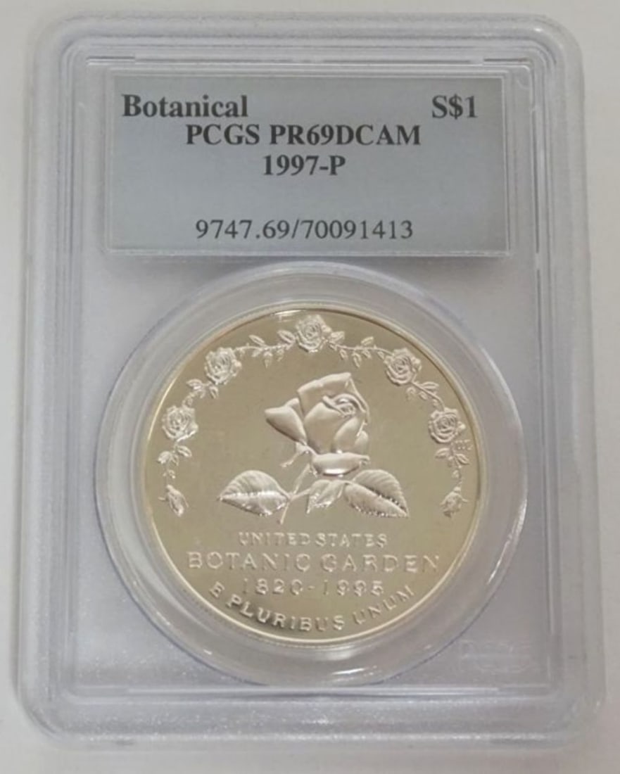 BOTANICAL COMMEMORATIVE SILVER DOLLAR (1 of 3)