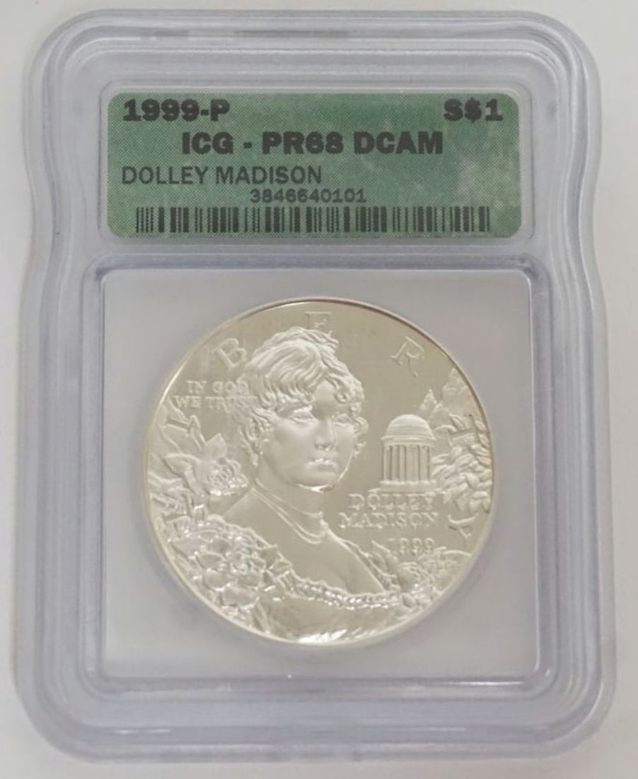DOLLEY MADISON SILVER DOLLAR (1 of 3)