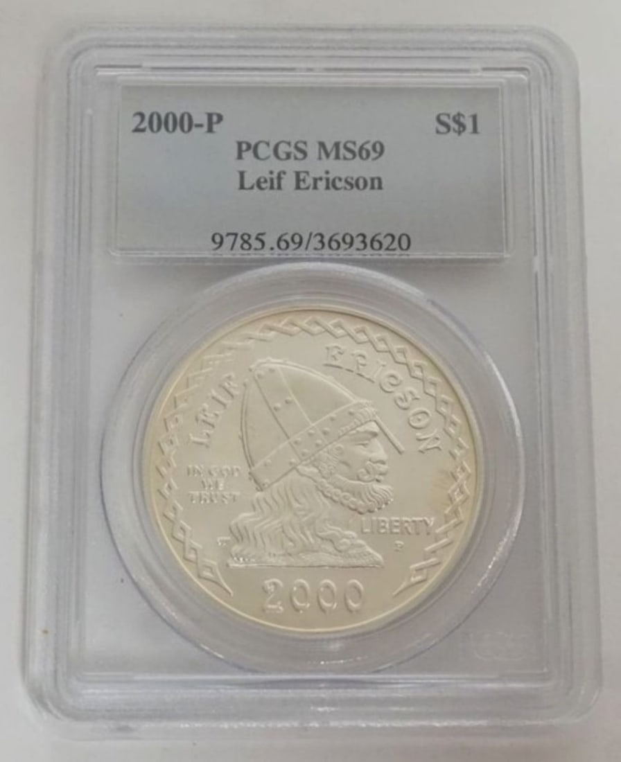 LEIF ERICKSON SILVER DOLLAR (1 of 3)