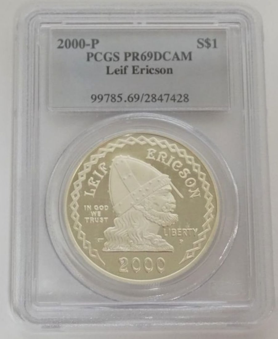 LEIF ERICKSON SILVER DOLLAR (1 of 3)