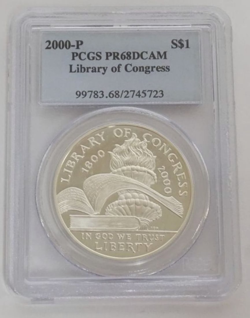 LIBRARY OF CONGRESS SILVER DOLLAR (1 of 3)