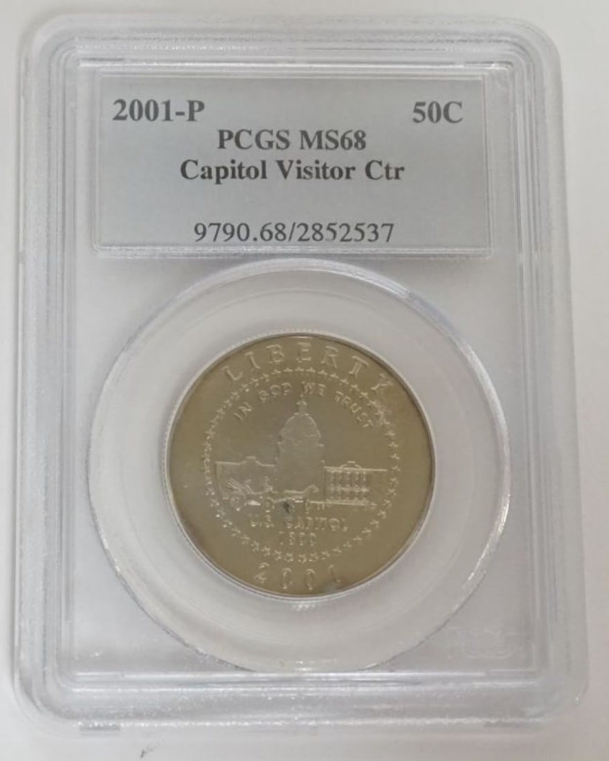 CAPITOL VISITOR CENTER SILVER HALF DOLLAR (1 of 3)