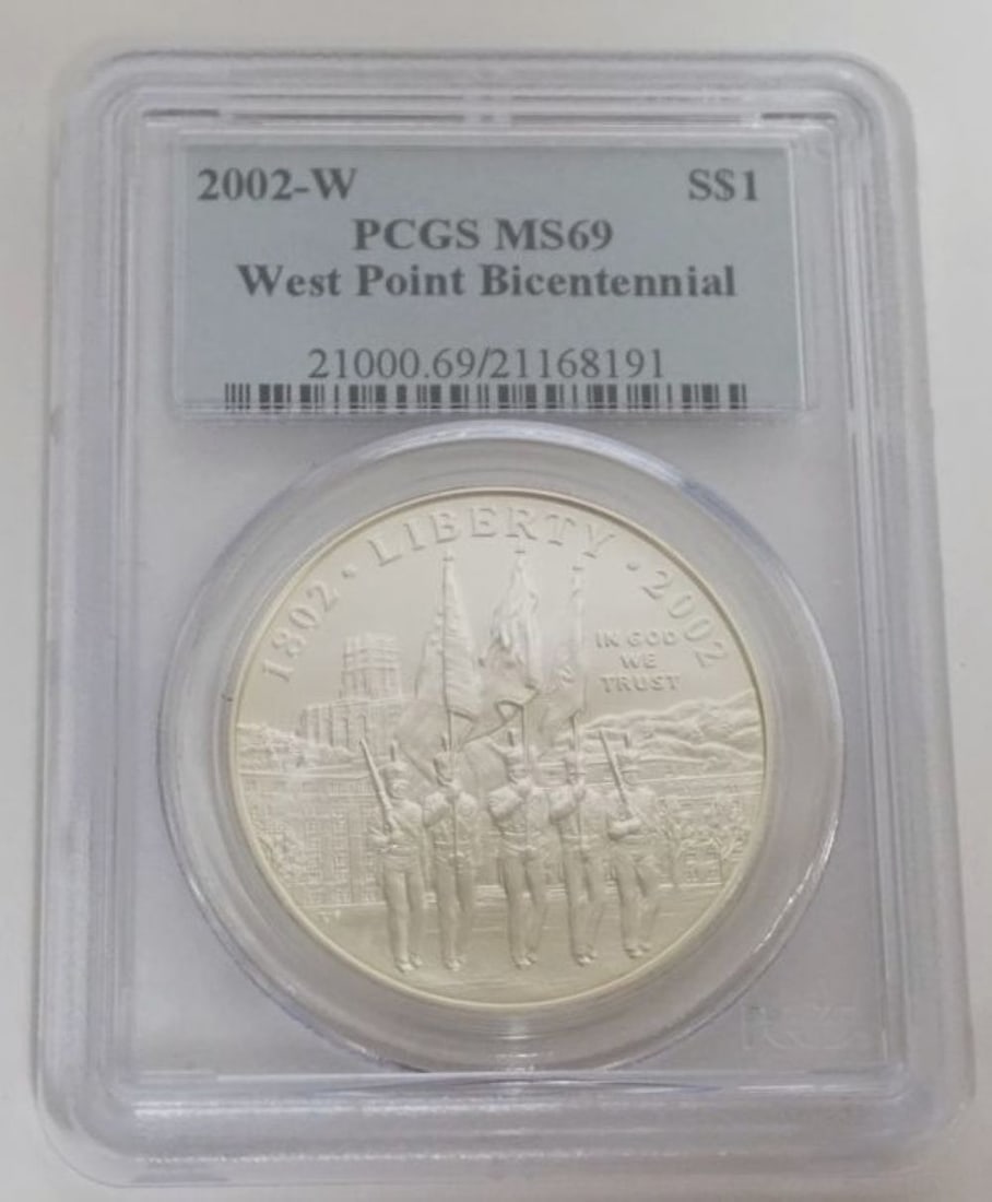 WEST POINT BICENTENNIAL SILVER DOLLAR (1 of 3)