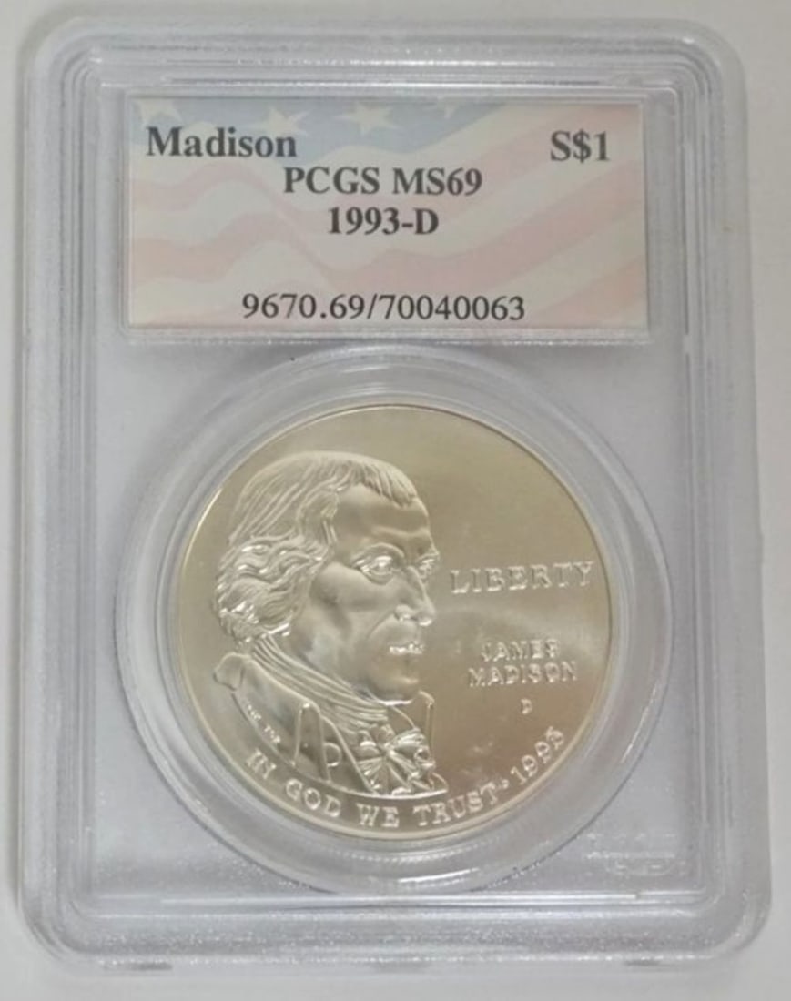 JAMES MADISON SILVER DOLLAR (1 of 3)