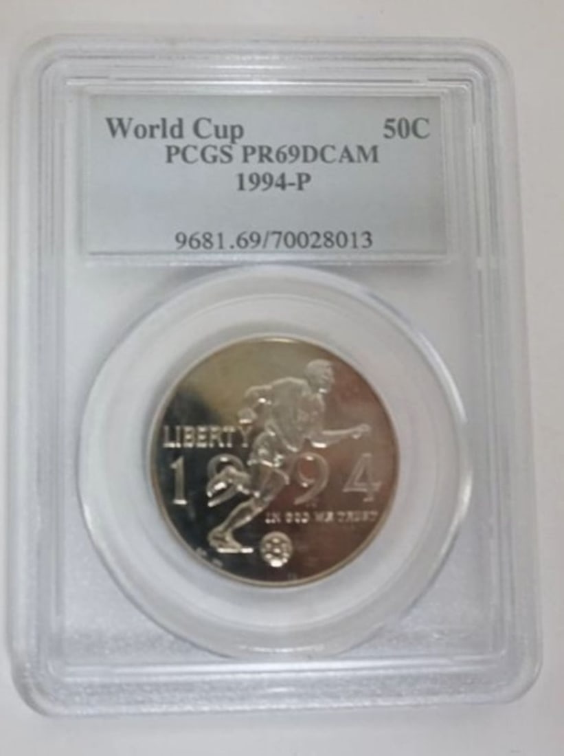 WORLD CUP SILVER HALF DOLLAR (1 of 3)