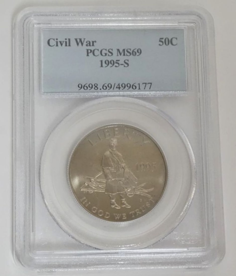 CIVIL WAR COMMEMORATIVE SILVER SILVER HALF DOLLAR (1 of 3)