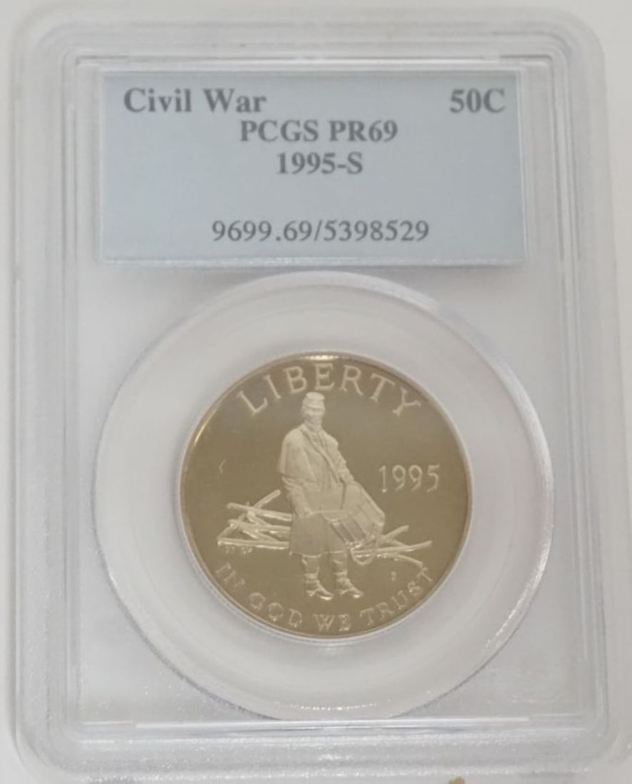 CIVIL WAR COMMEMORATIVE SILVER SILVER HALF DOLLAR (1 of 3)