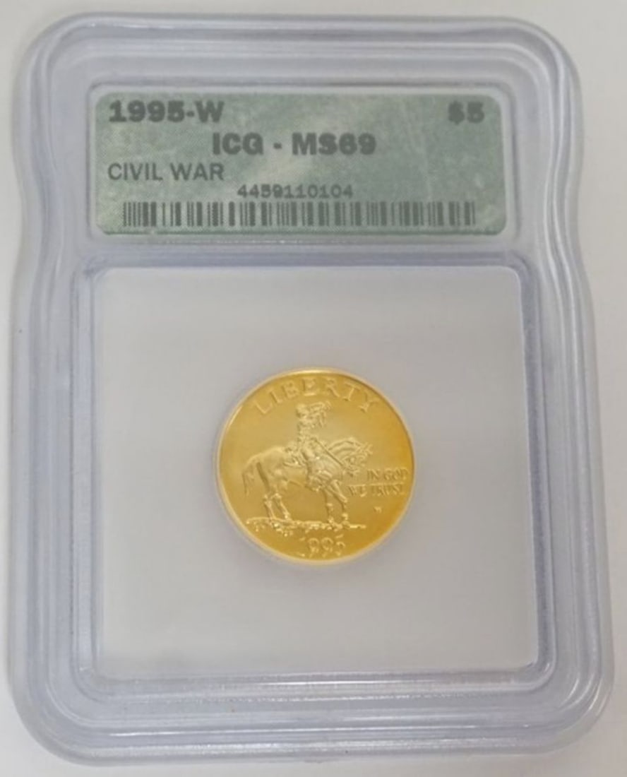 CIVIL WAR $5 GOLD COIN (1 of 3)