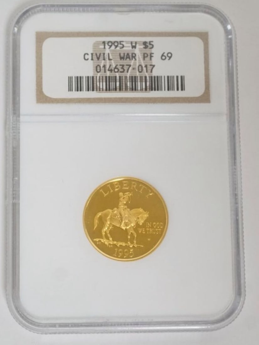 CIVIL WAR $5 GOLD COIN (1 of 3)
