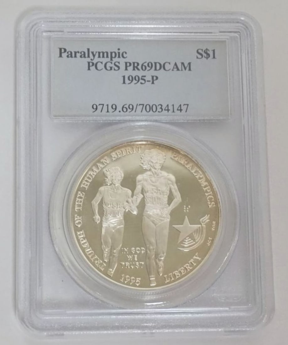 PARALYMPIC ATLANTA SILVER DOLLAR (1 of 3)