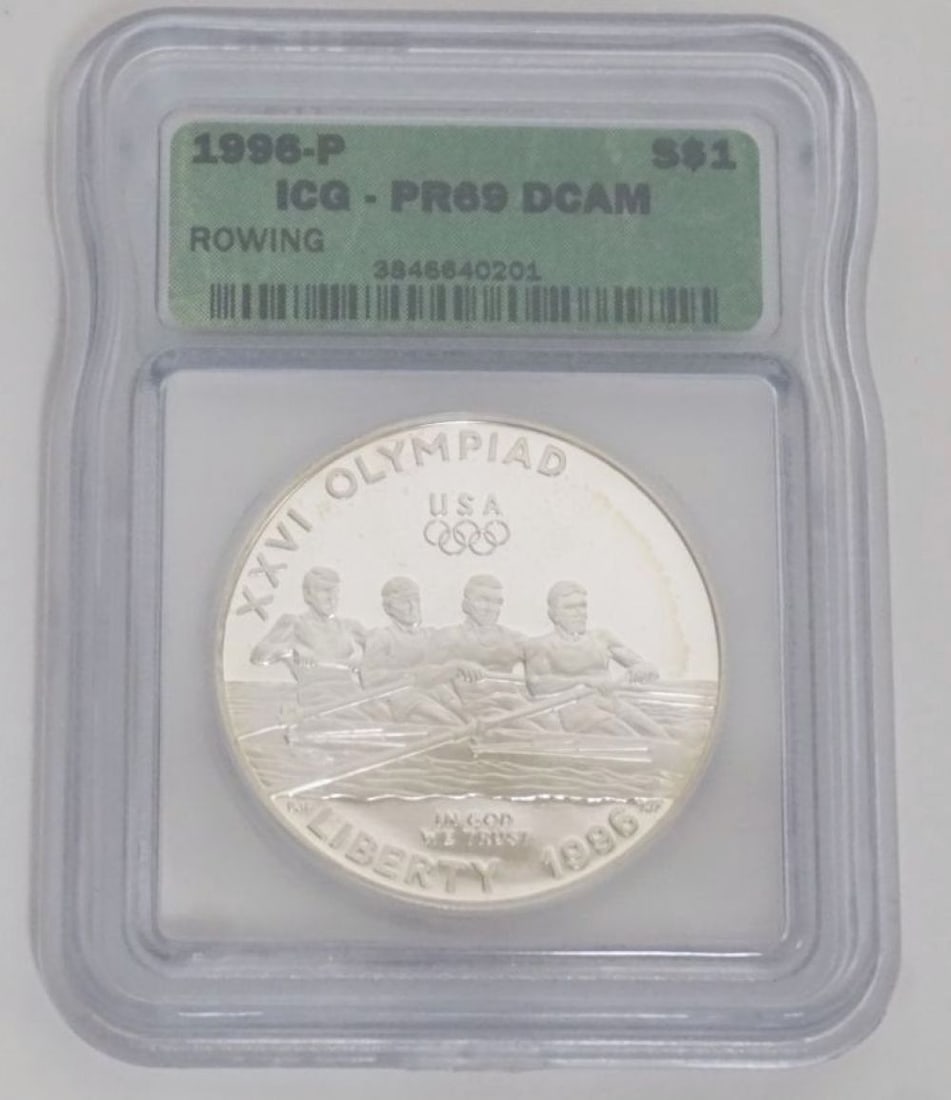 ROWING ATLANTA OLYMPICS SILVER DOLLAR (1 of 3)