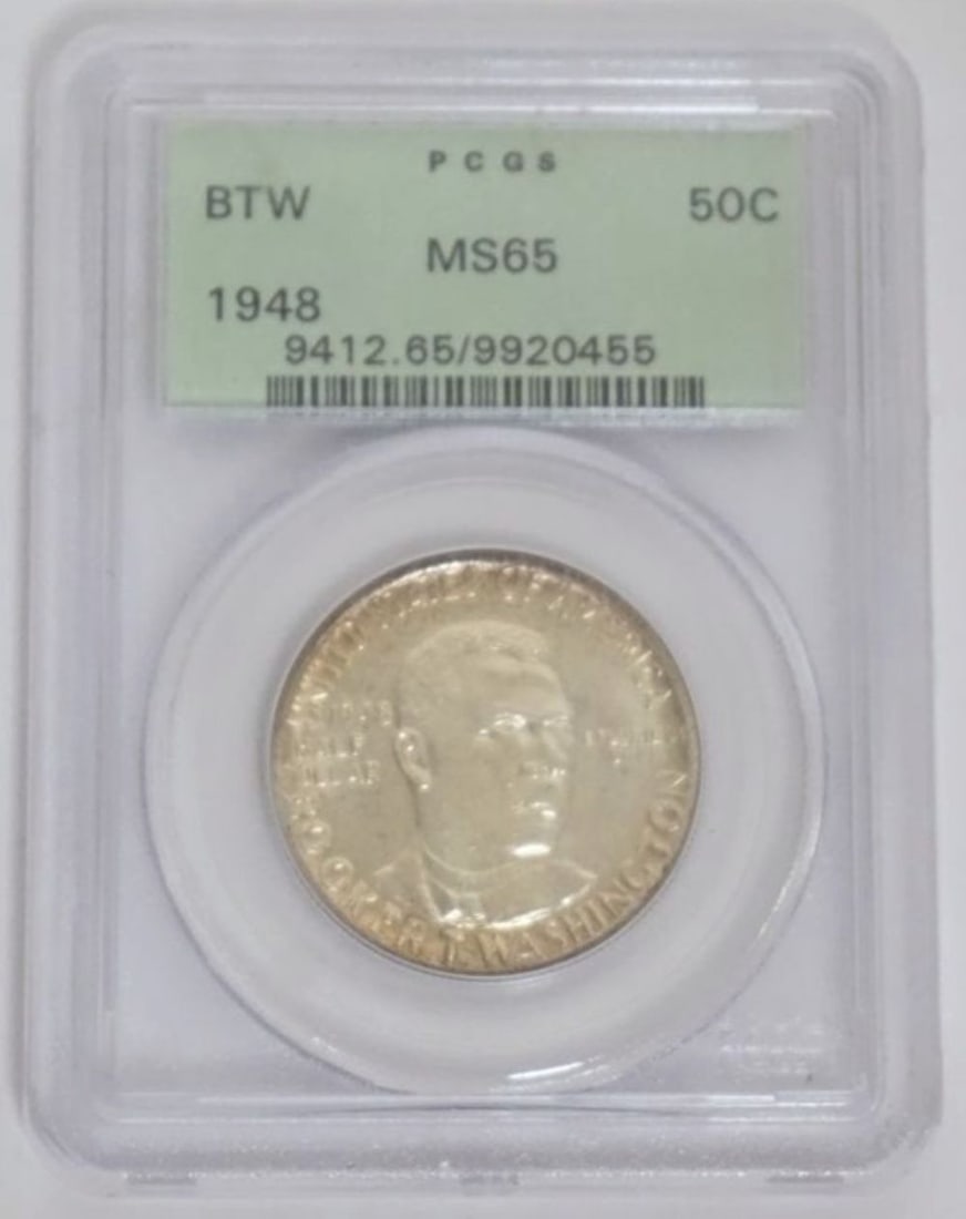 BOOKER T WASHINGTON SILVER HALF DOLLAR (1 of 3)