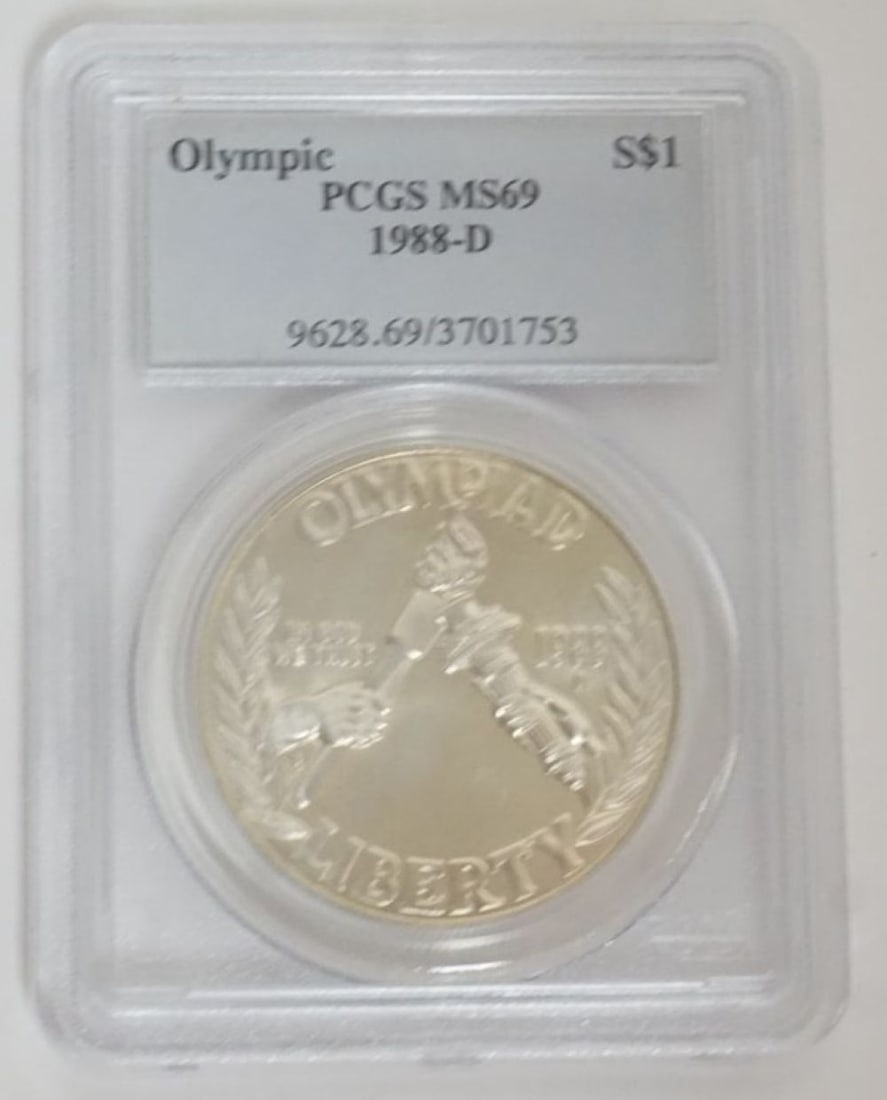 OLYMPIC SILVER DOLLAR (1 of 3)
