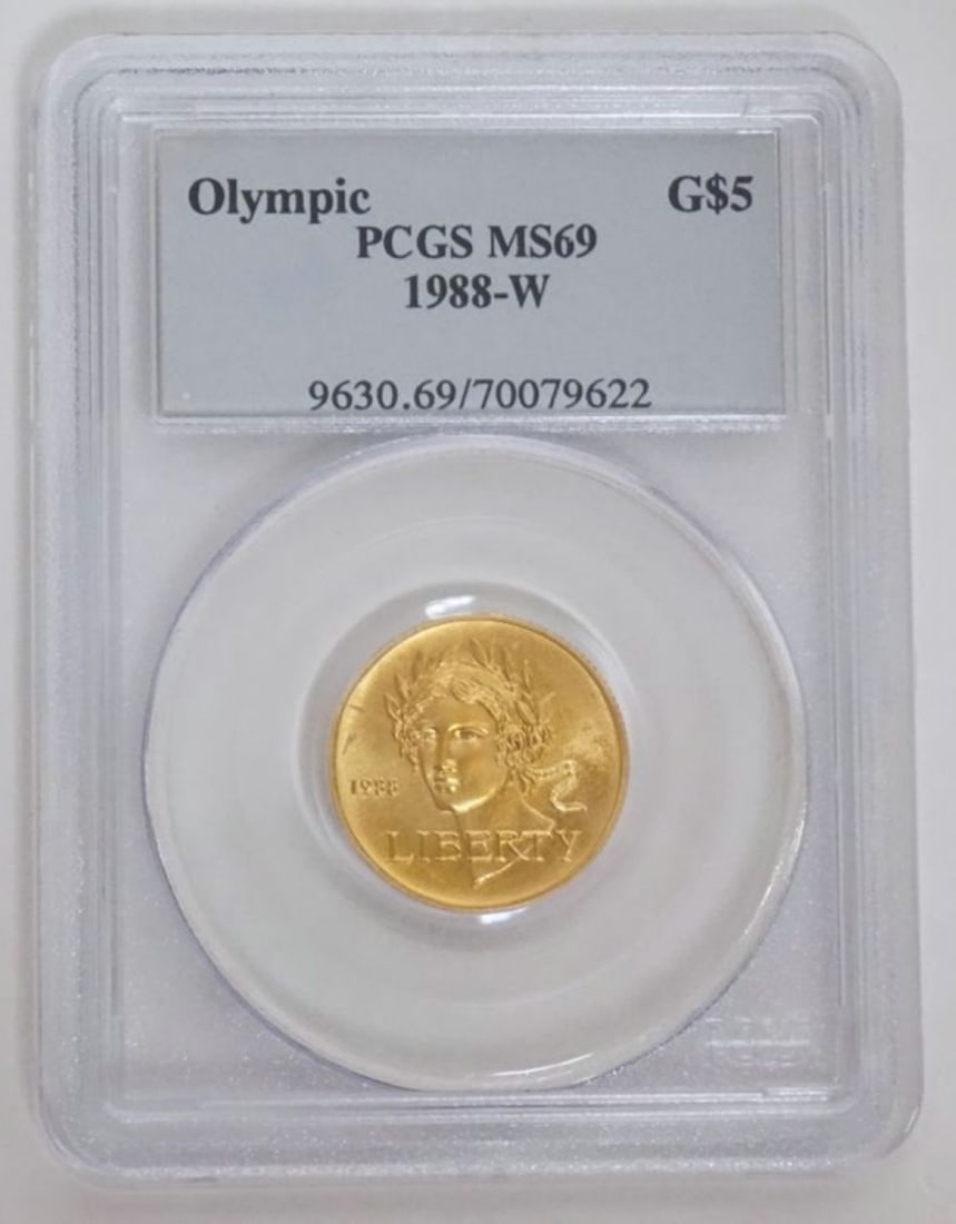 OLYMPIC $5 GOLD COIN (1 of 3)