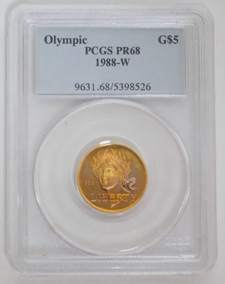OLYMPIC $5 GOLD COIN (1 of 3)