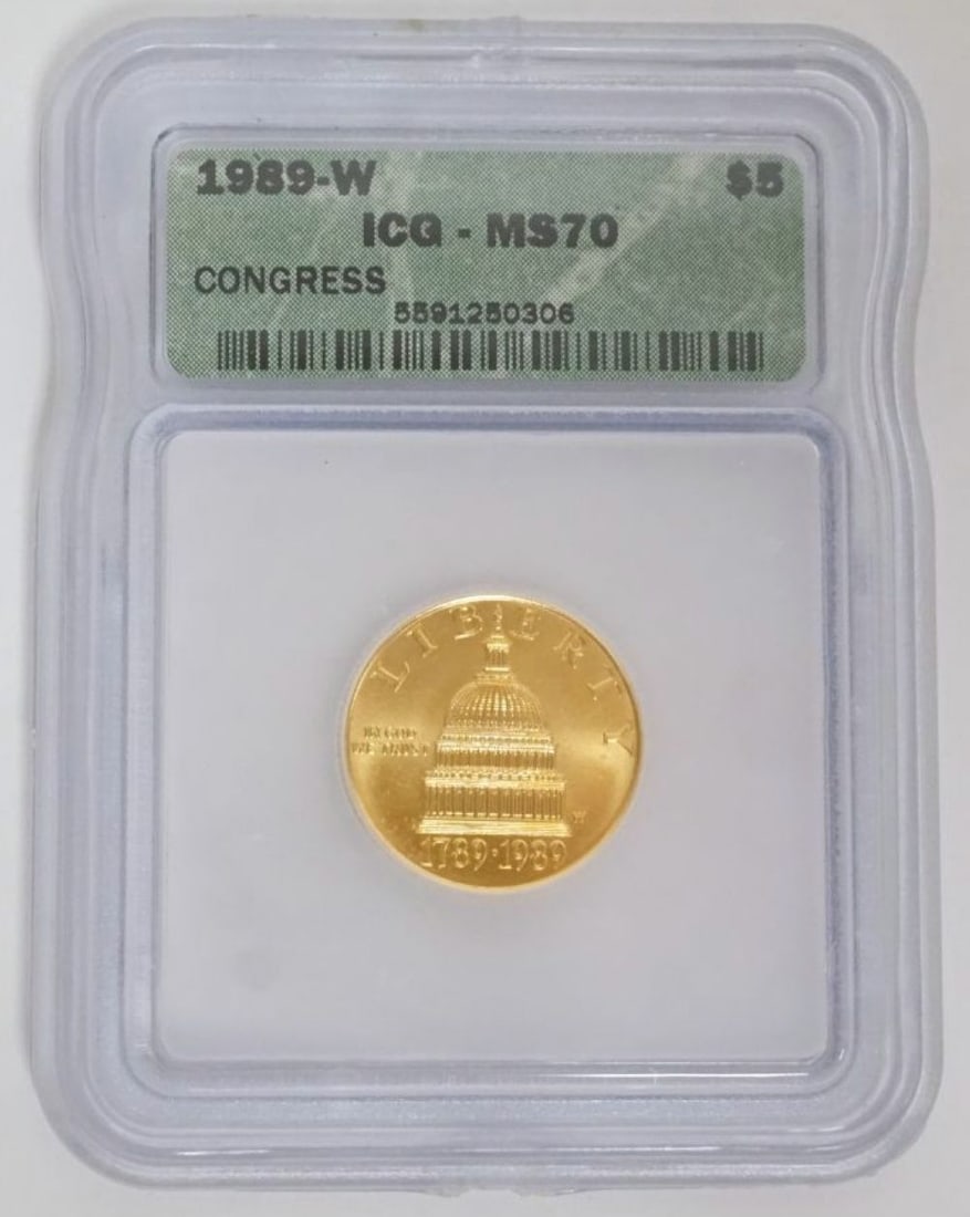 CONGRESS $5 GOLD COIN (1 of 3)