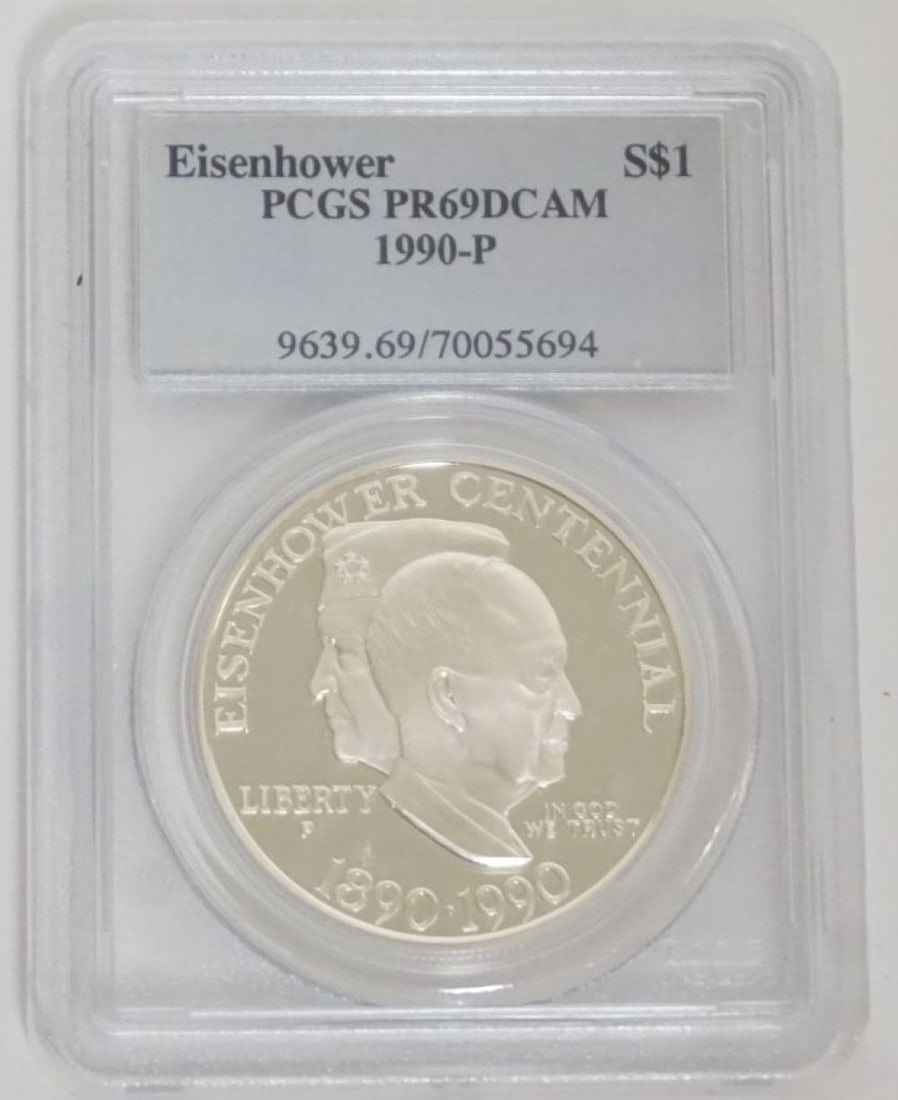 EISENHOWER SILVER DOLLAR (1 of 3)
