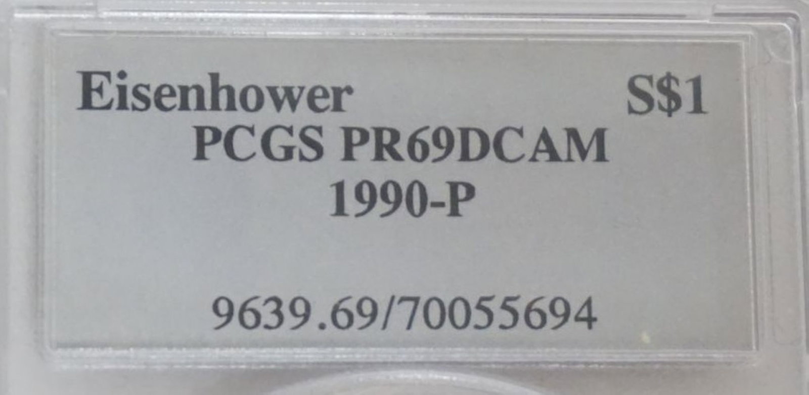 EISENHOWER SILVER DOLLAR - 2