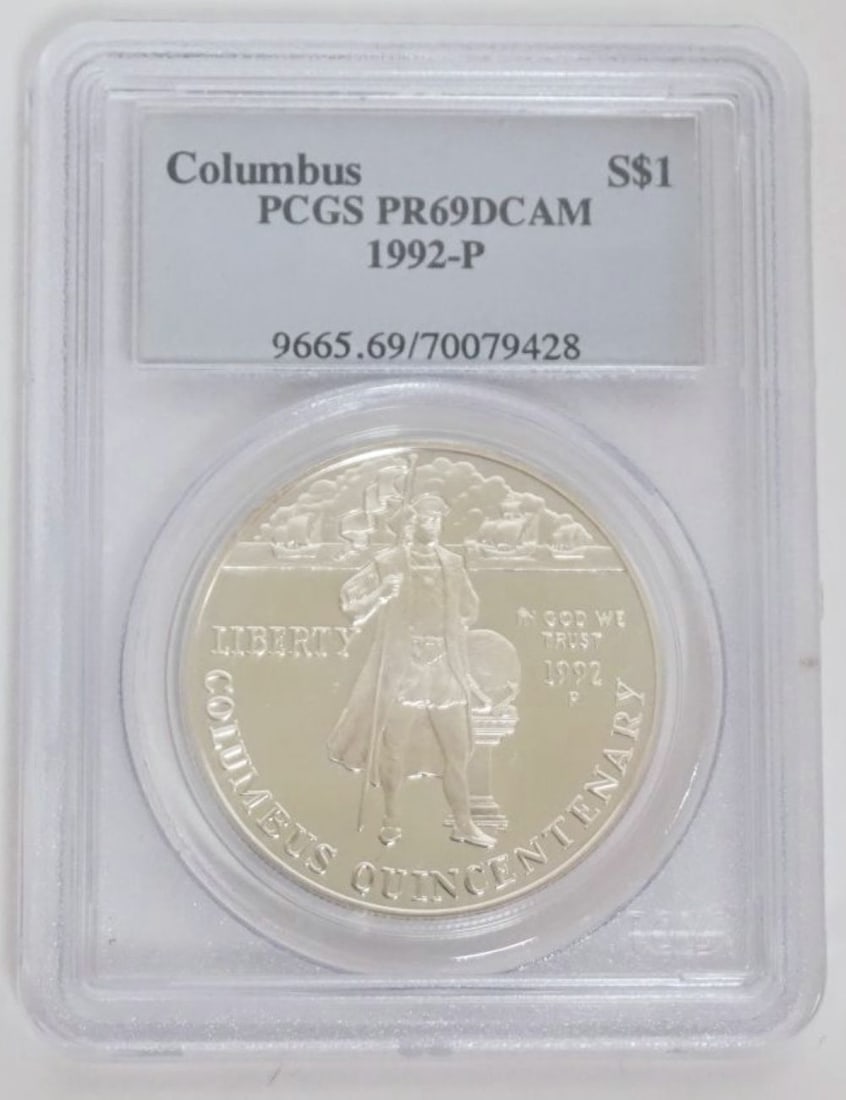 COLUMBUS SILVER DOLLAR (1 of 3)