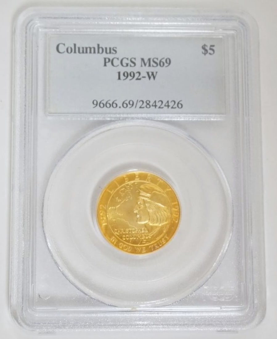 COLUMBUS $5 GOLD COIN (1 of 3)
