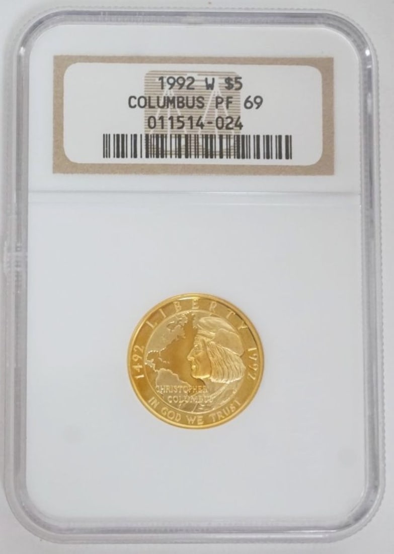 COLUMBUS $5 GOLD COIN (1 of 3)